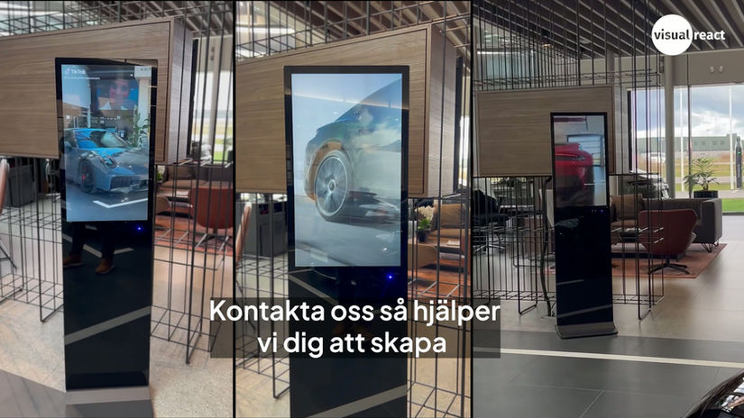 Skärmar till Porsche Center